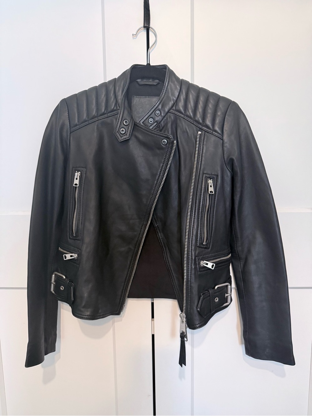 All Saints moto jacket NEW - Picture 3 of 9